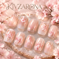 Sakura Whisper Short Square Nails