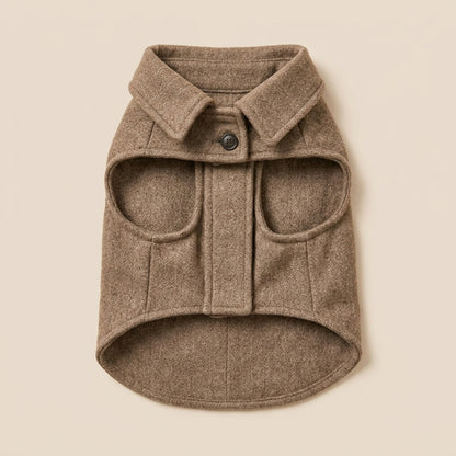 KIVZARONA™ Atelier Wool-Look Dog Overcoat | Premium Tailored Winter Pet Coat
