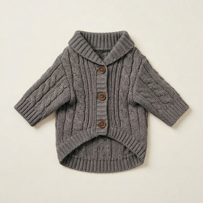 KIVZARONA™ Sunday Soft Pet Cardigan | Minimal Knit Dog Puppy Sweater
