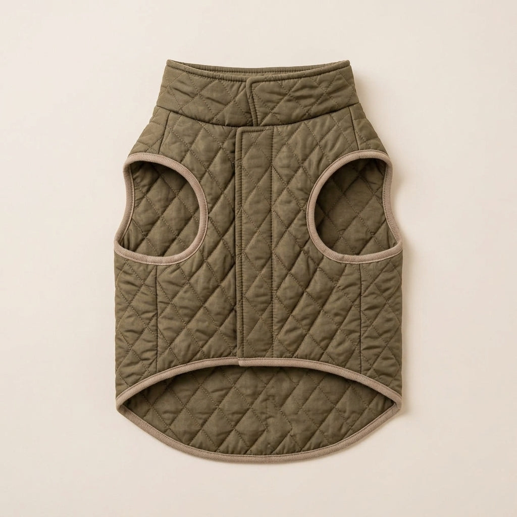 KIVZARONA™ Nomad Quilted Dog Jacket | Lightweight Fall Pet Vest Coat