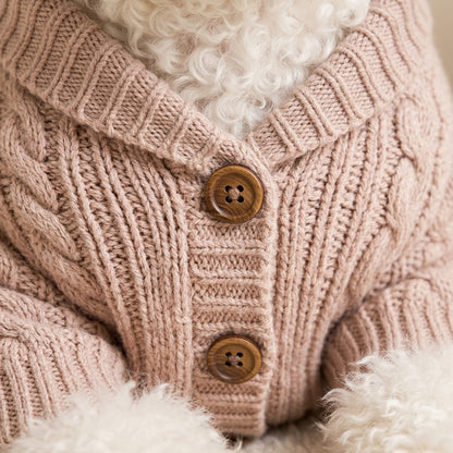 KIVZARONA™ Sunday Soft Pet Cardigan | Minimal Knit Dog Puppy Sweater